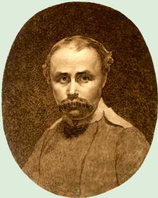 Taras Shevchenko's self-portrait, 1849 (Orenburg)