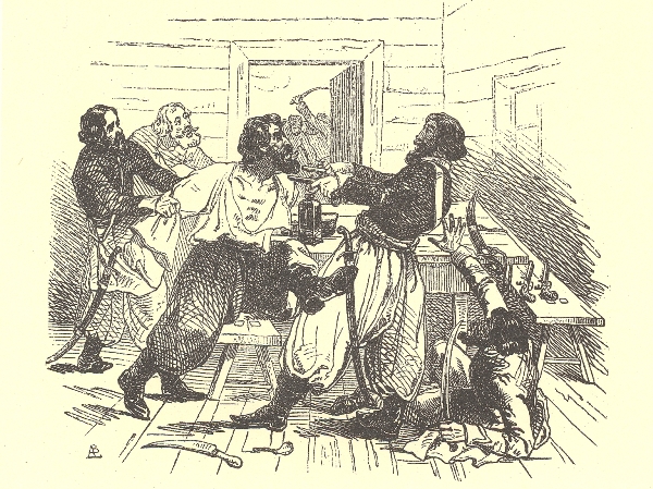 Taras Shevchenko. Pugachev's arrest. 1842 (Тарас Шевченко. Арешт Пугачева. 1842).